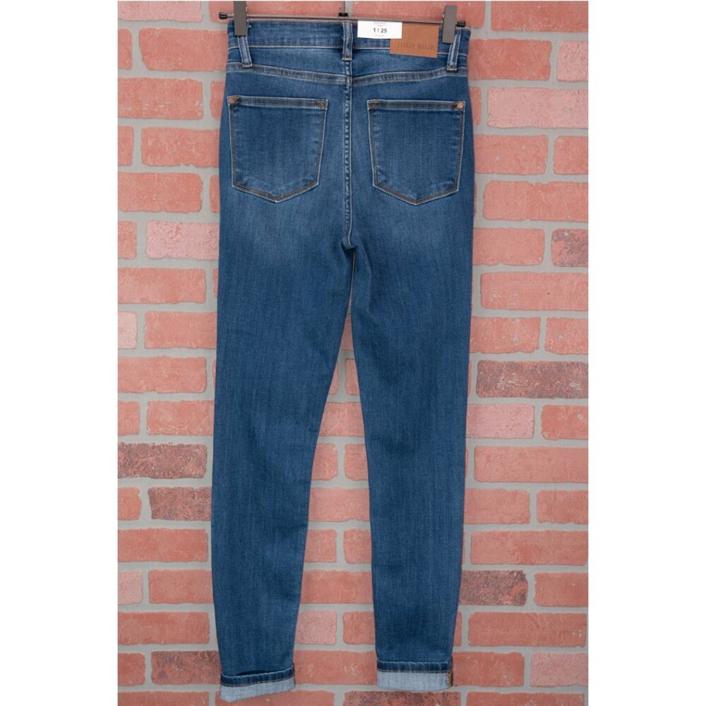 Judy Blue Skinny Jeans w/ Optional Cuff - Picture 8 of 15